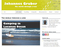 Tablet Screenshot of johannes-gruber.net
